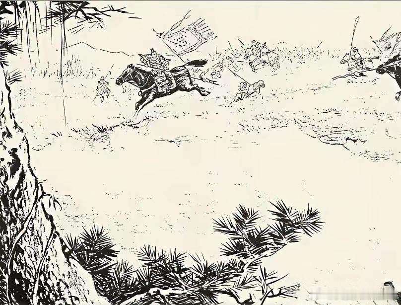 三国 小沛城外，关羽拦住吕布，二人正要交手之时，远处传来一声高喝：吕布留下性命再