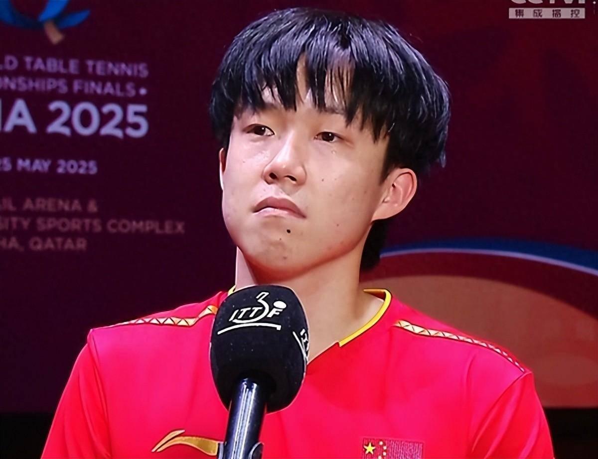 【看王楚钦赛后发文，没有人有资格去定义它的结局】帮助北京队夺得了男子团体冠军，却