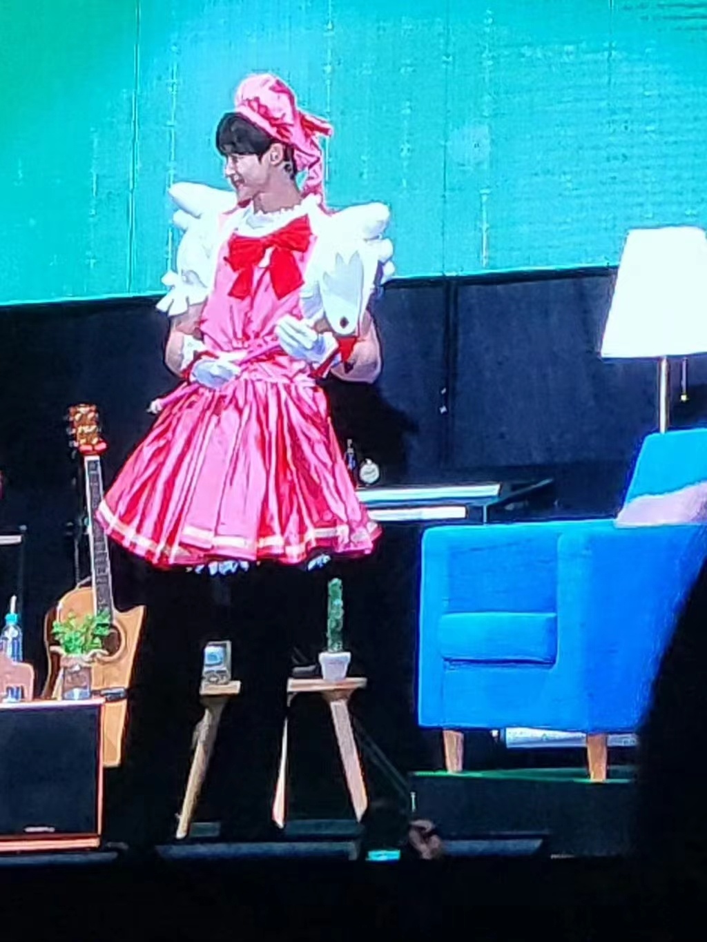 #边佑锡看得出他是公主##边佑锡cos百变小樱#边佑锡cos百变小樱，哇哦 ​​