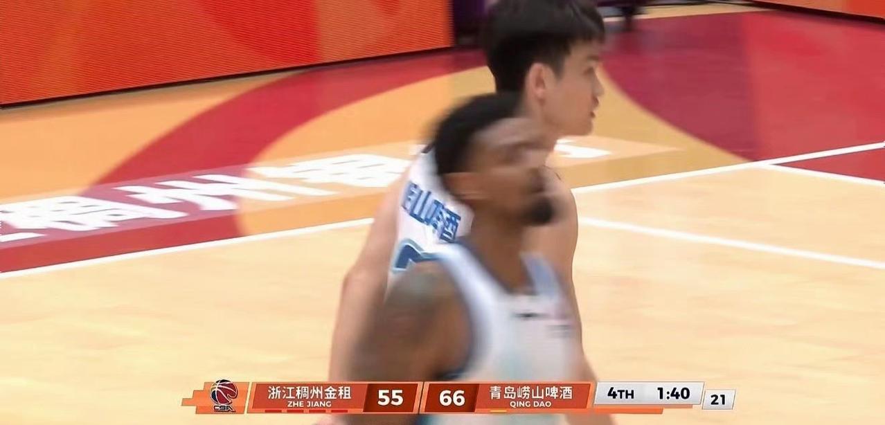 CBA一样精彩！浙江稠州最后75秒追了11分，最终加时赢了青岛5分。
不然咪咕为