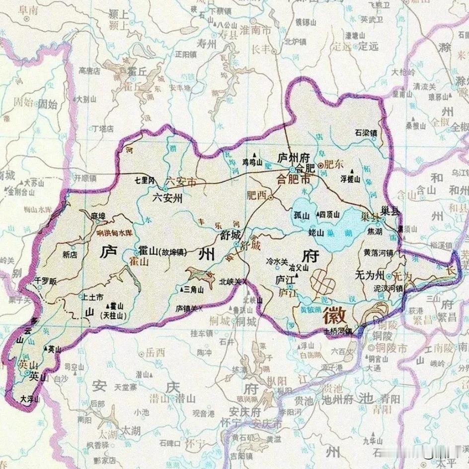 庐州改名合肥？那不扯么，庐州是消失不是改名，合肥一直叫合肥。

秦朝时已有“合淝