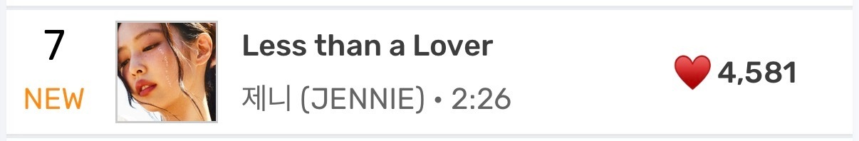 Jennie新歌空降 Jennie新歌Less than a Lover Mel