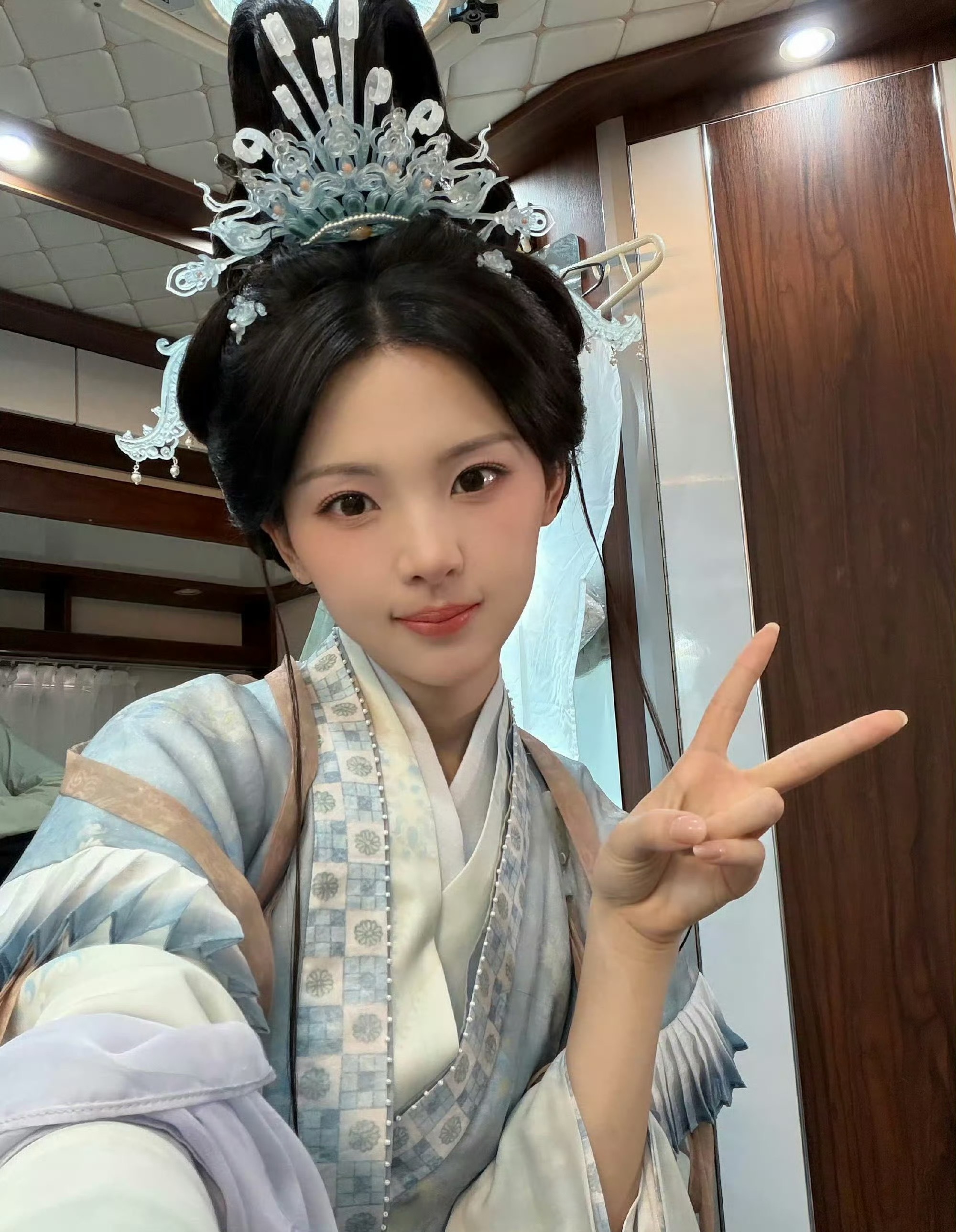 杨超越古装杨超越这个妆造我爱了🤤谢观妙大事很妙 古装的神