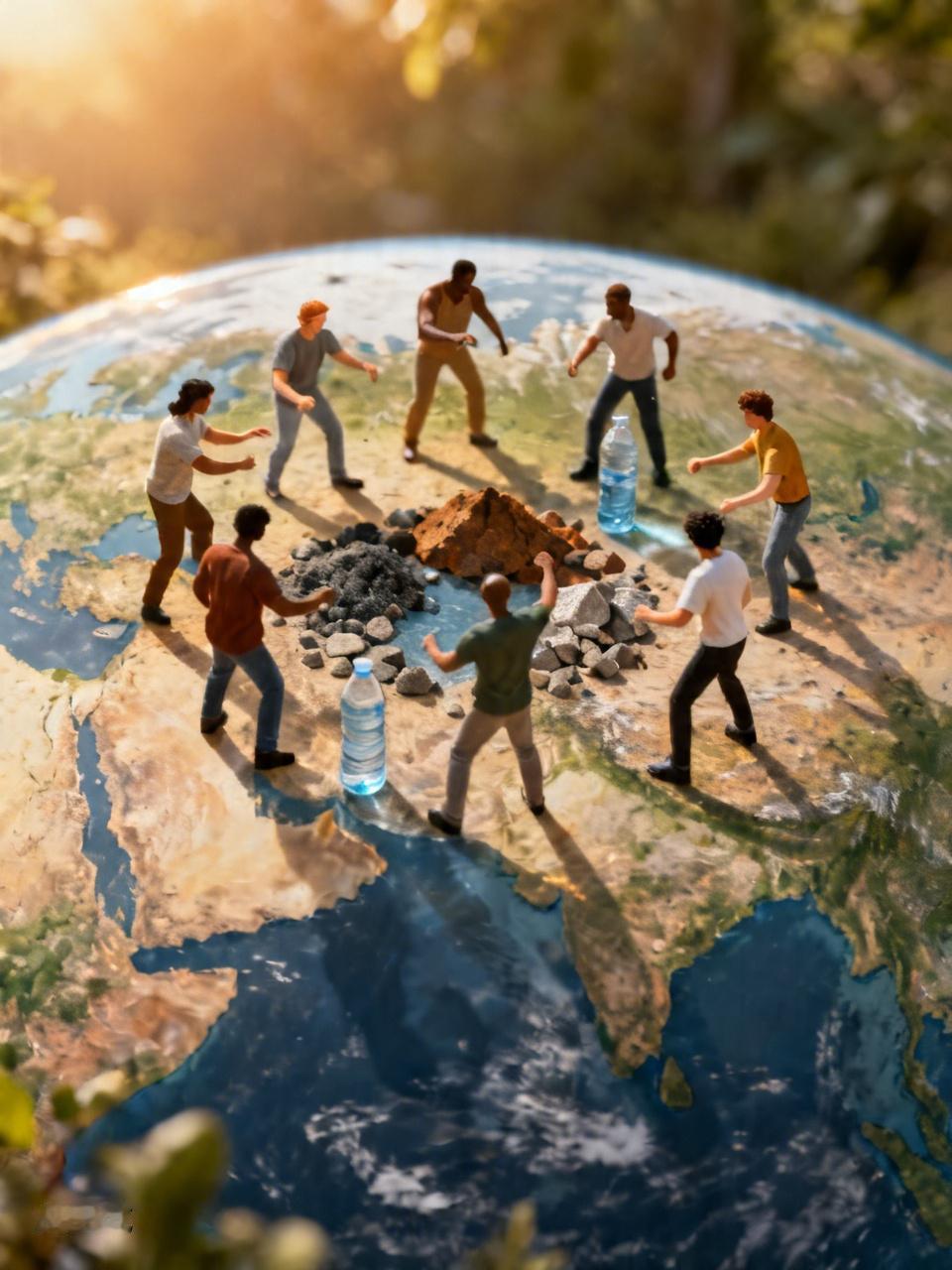 大国资源争夺战会持续多久，这还真不好说。从古至今，资源争夺就没停过。像过去，欧洲