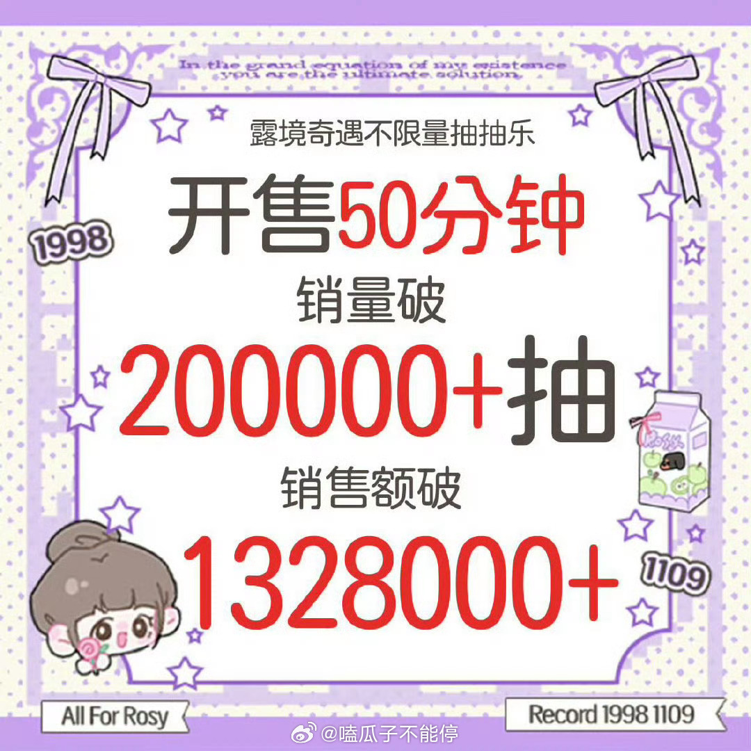 赵露思ccl开售50min已突破百万，好厉害 