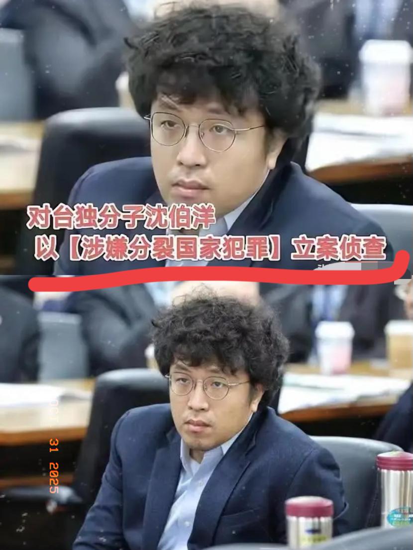 沈伯洋这回是真藏不住慌了！
12个“台独”顽固分子里，
偏偏他成了第一个被刑事追