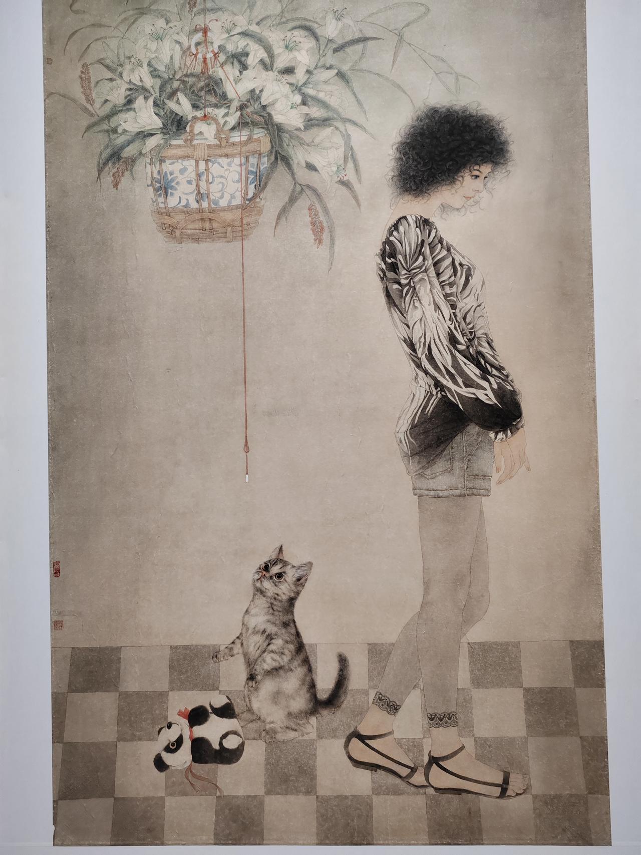 美术馆的这个画我很喜欢。你觉得呢？