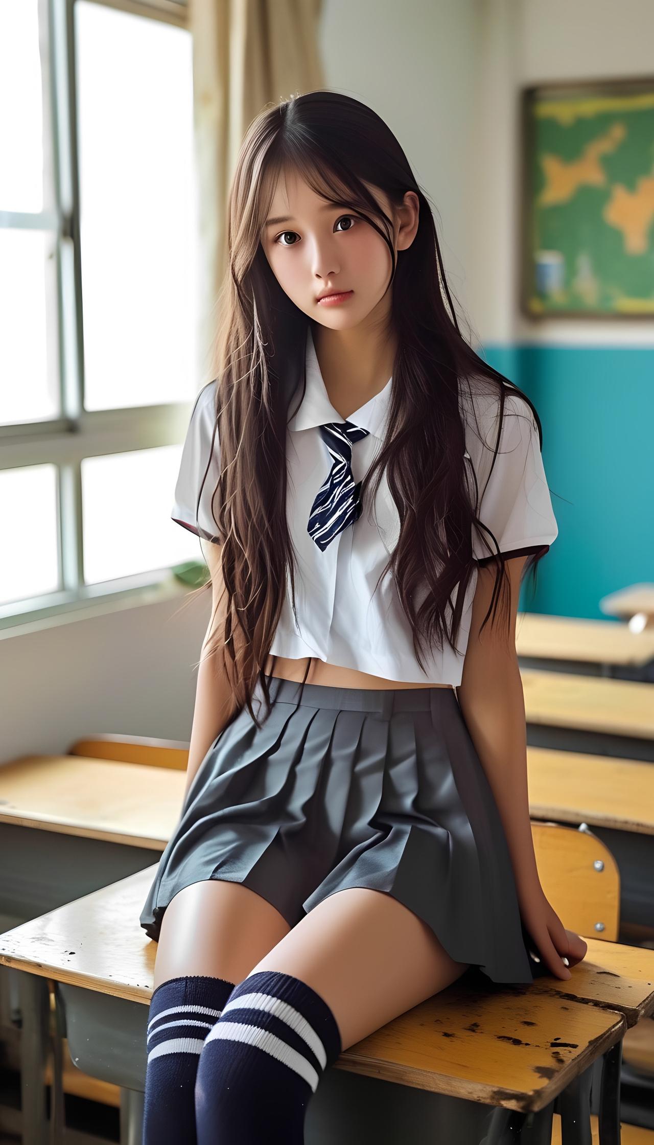 #清纯甜美