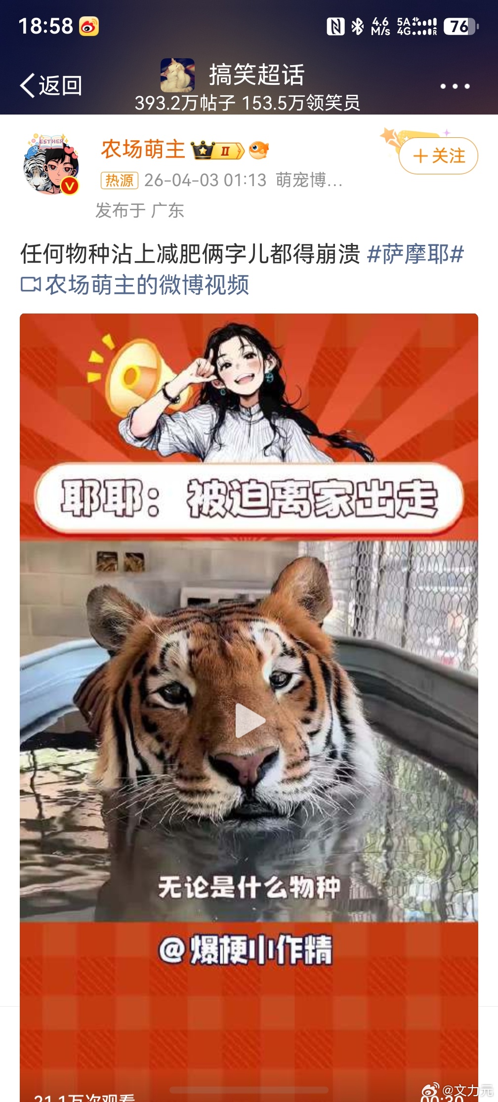 任何物种沾上减肥俩字儿都得崩溃，物种进化到现在也没想到还有一天粮食多到吃不完呀，