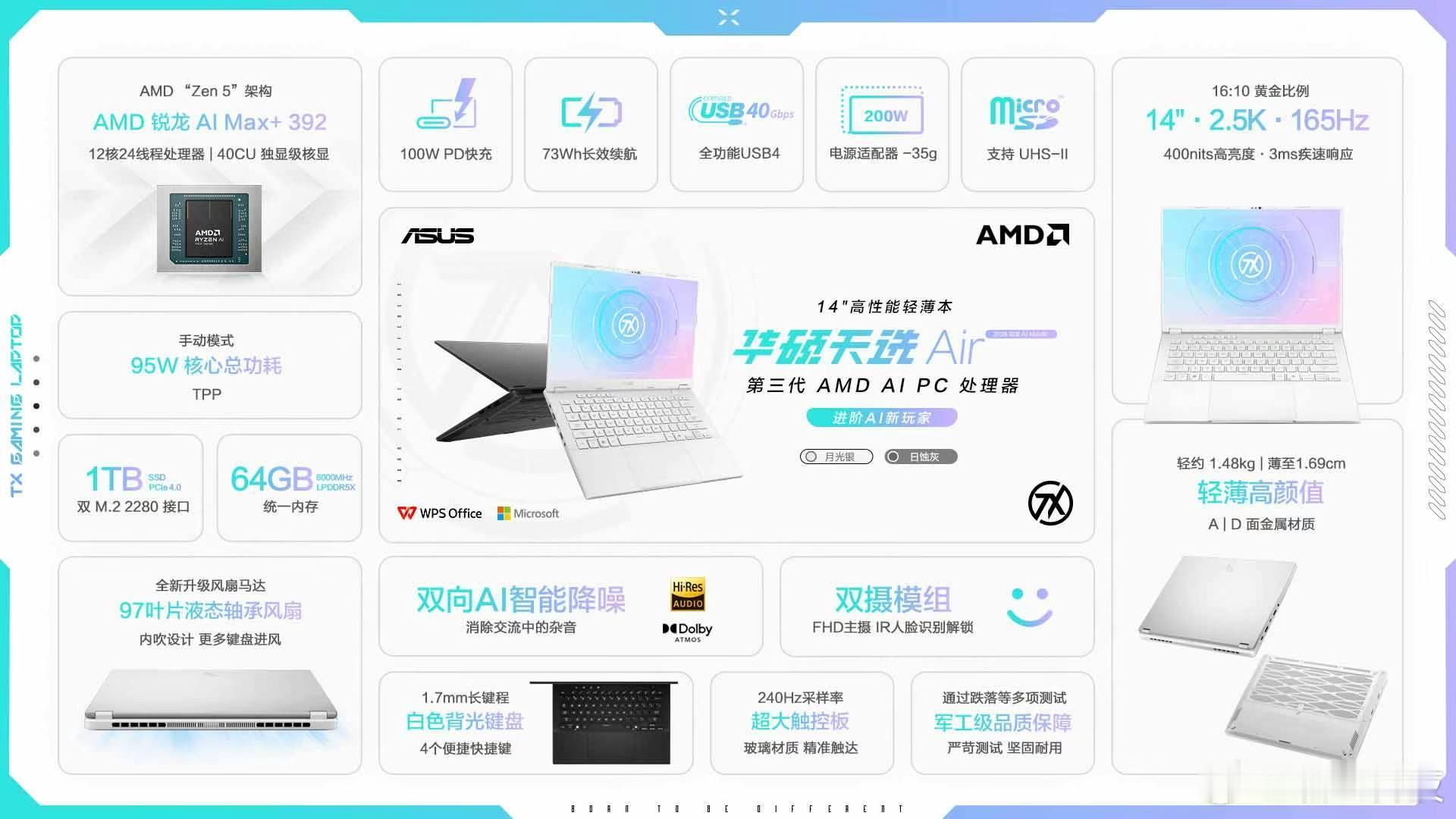 潮玩新次元 华硕最新的AI PC登场啦～华硕天选Air 2026锐龙AI Max