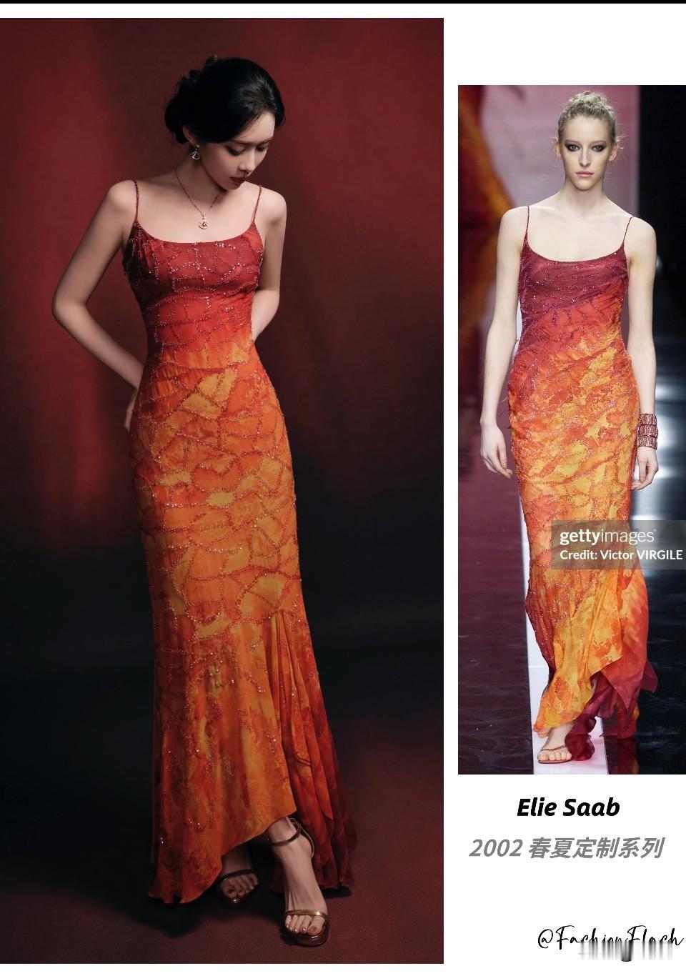 孟子义第二套来自2002年的古董Elie Saab
惊喜上身演绎了来自ARCH 