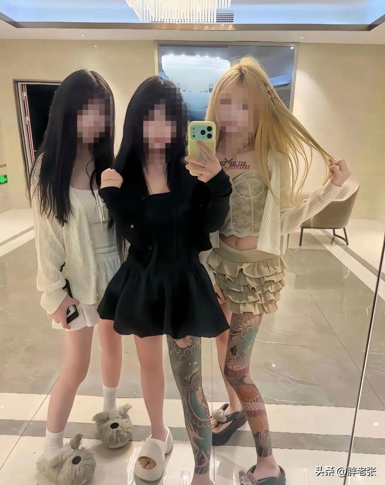 现在的孩子都怎么了？怎么都喜欢把自己弄成这样？

虽然我不排斥纹身，但是这么大面