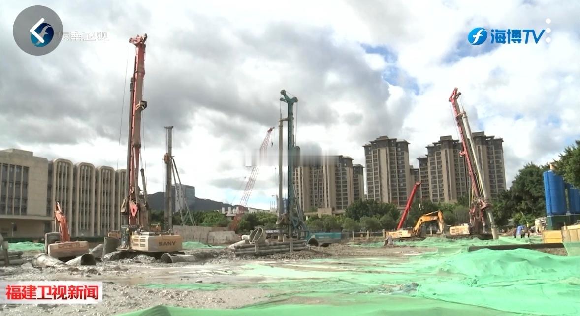 晋安区的新华发行智慧产业园加快建设中 