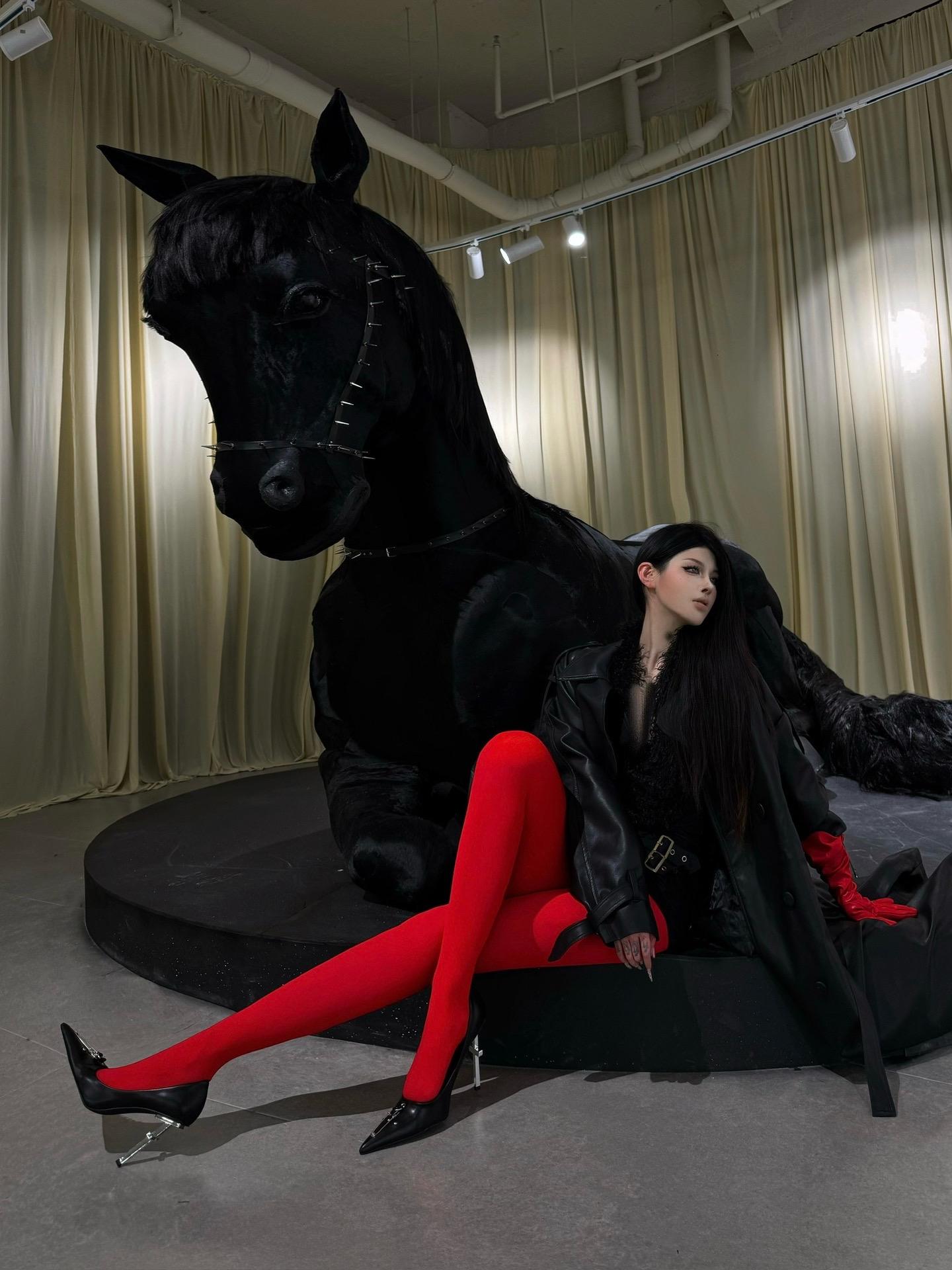 姿势一摆 感觉上来