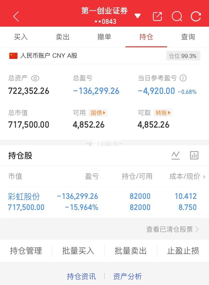 爱股程全职炒股日记40w本金挑战一年翻5倍，第（ 238）天！总资产：72w当日