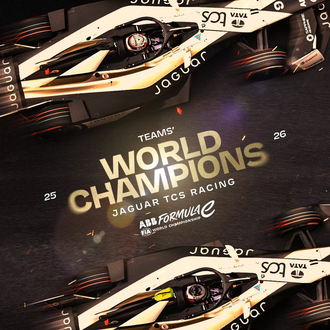 FormulaE  祝贺捷豹车队在2026FE电动方程式伦敦站 再次拿下年度车队