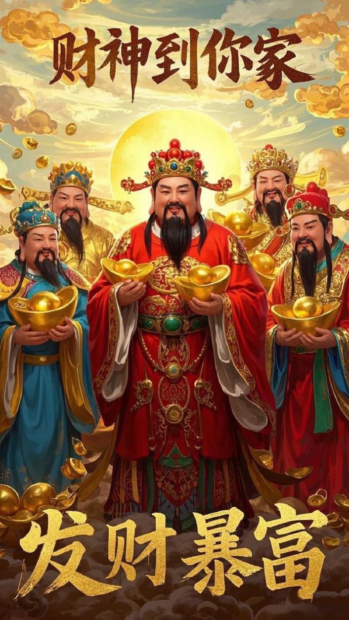 刷到就是缘，财神到你家，祝您发财暴富！ ​​​