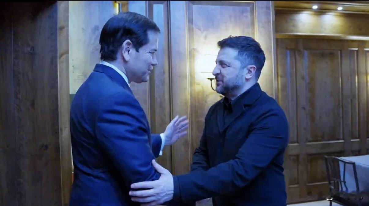 乌克兰总统泽连斯基今天发文说：“在与美国国务卿马可·卢比奥的会晤中，我向他简要介