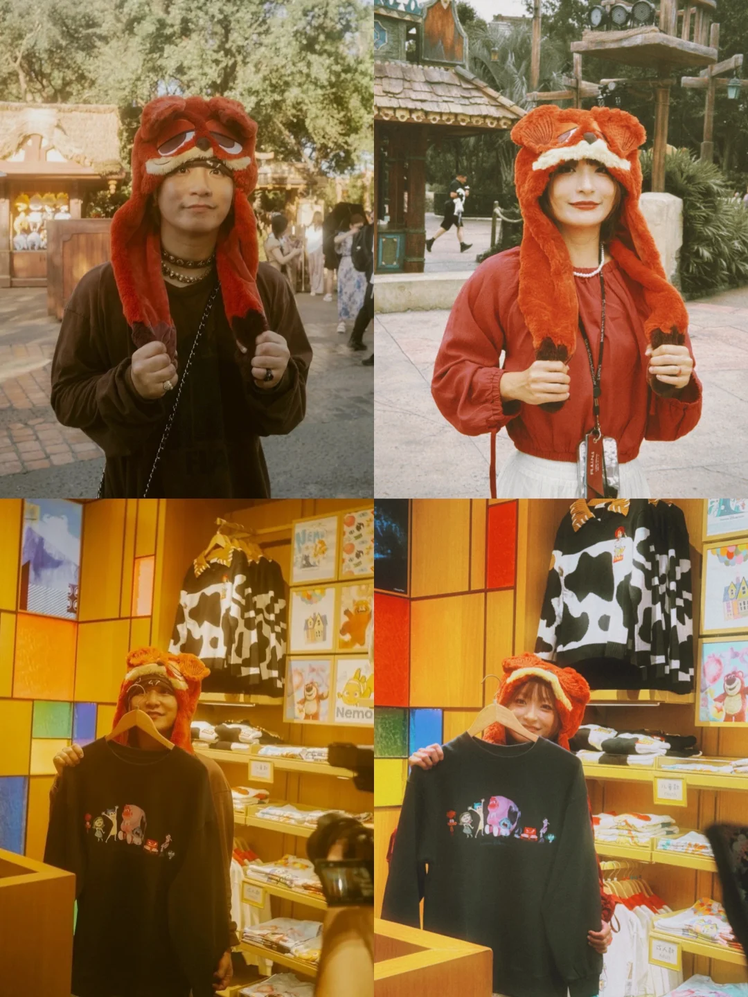 世终上海后遗症之：和主唱拍迪士尼情侣照😍