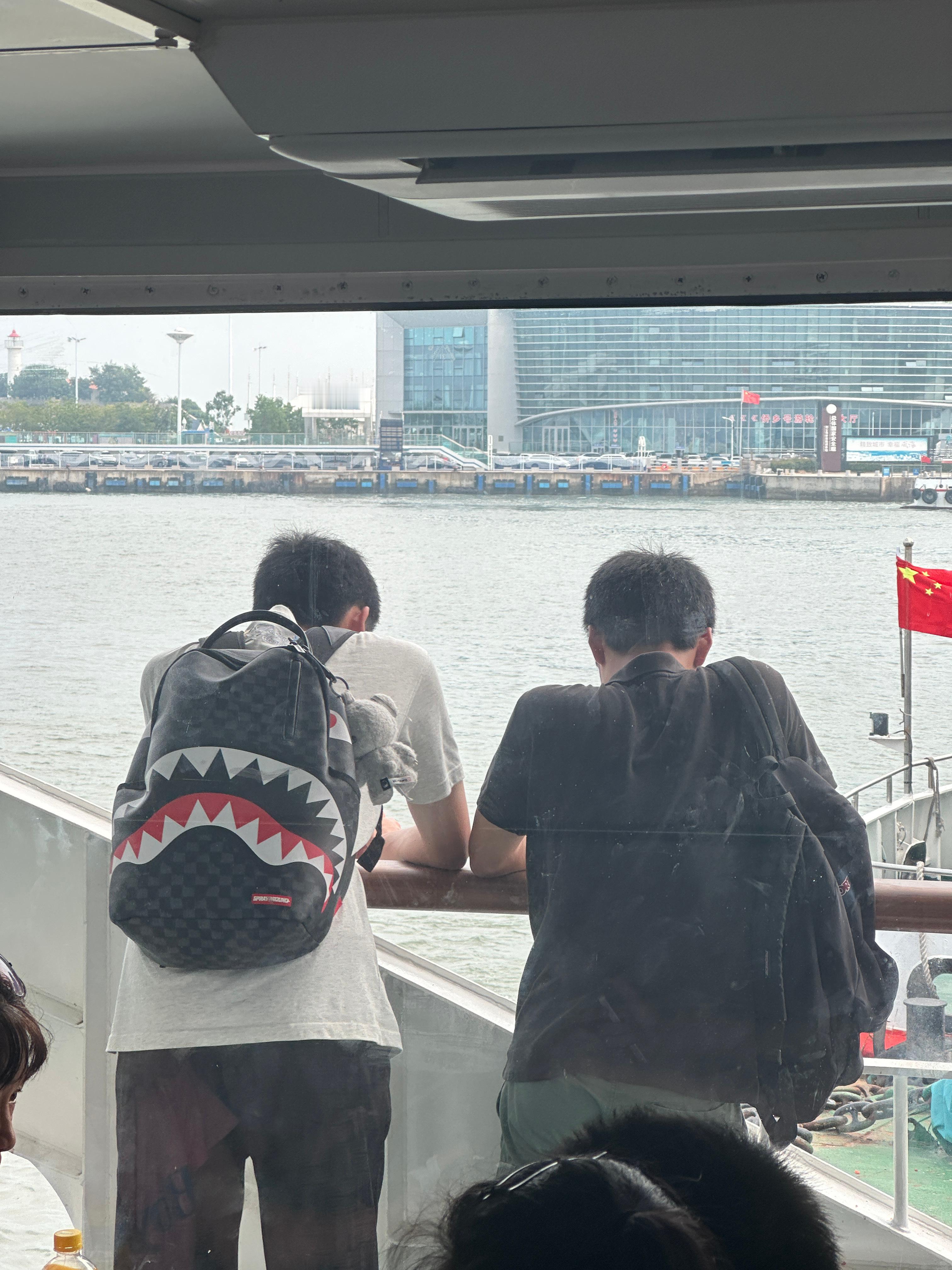 再见小黑皮和小白皮 威海·定远舰