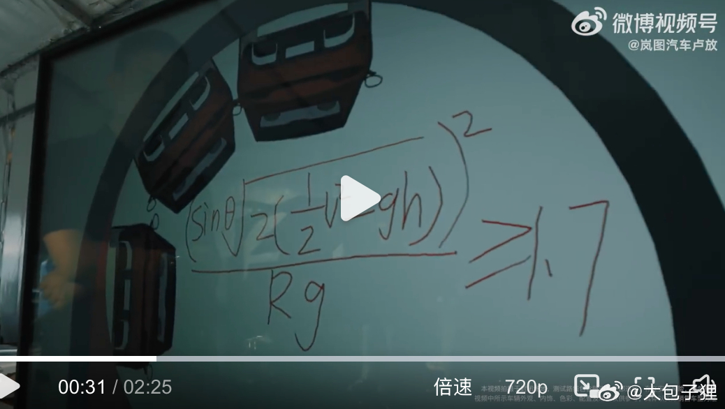 天下武功，唯快不破？岚图追光S完成了360°隧道大回环，应了那句网上流行的话“中