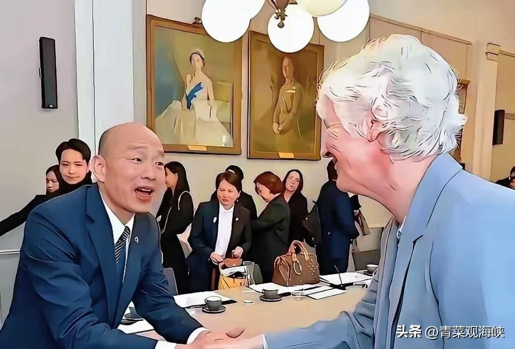 沈富雄在《少康战情室》里批韩国瑜访美，卑躬屈膝！

沈大佬说台湾人去美国，就是“