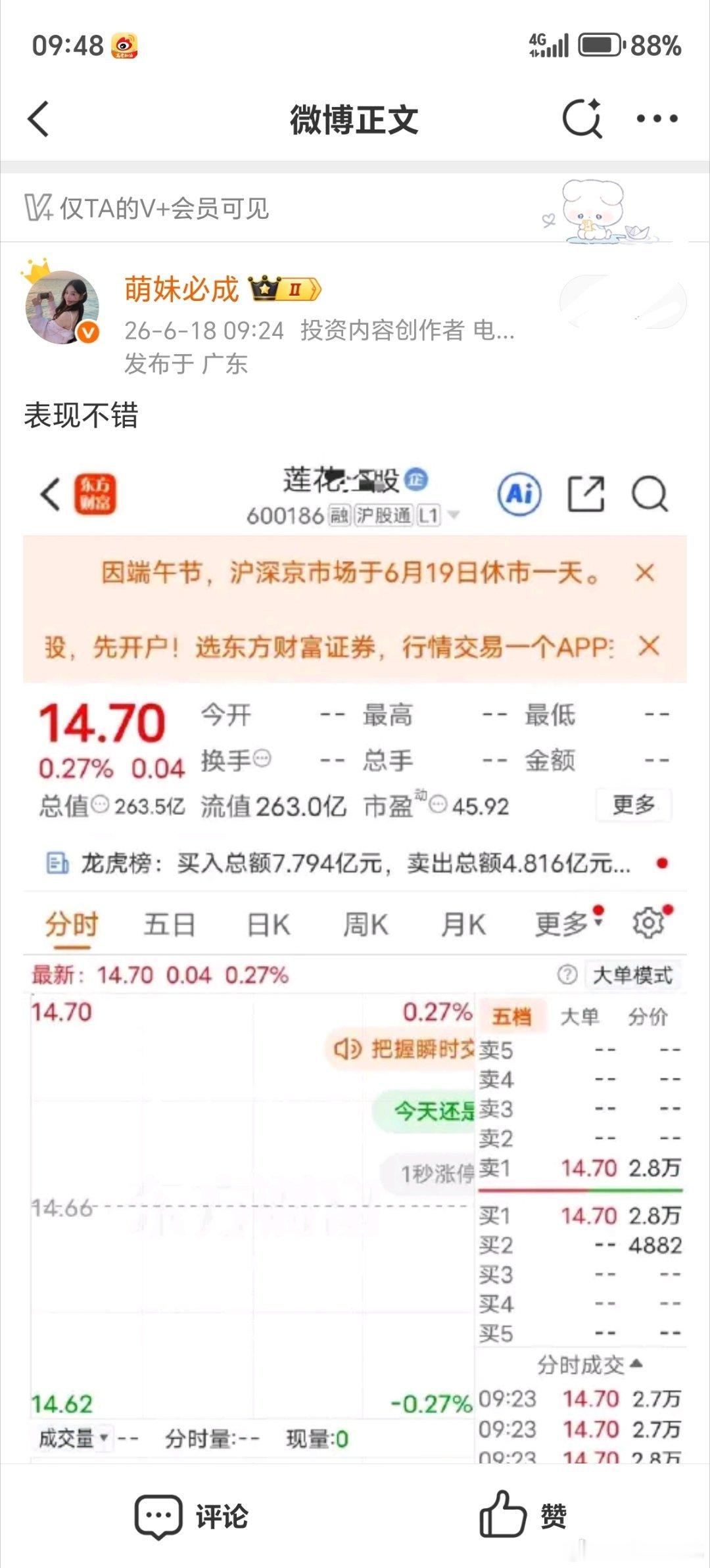 兄弟姐妹们，大家庭继续欢呼，继续吃肉，上周跟上的兄弟姐妹们又是吃大肉的一天，想要