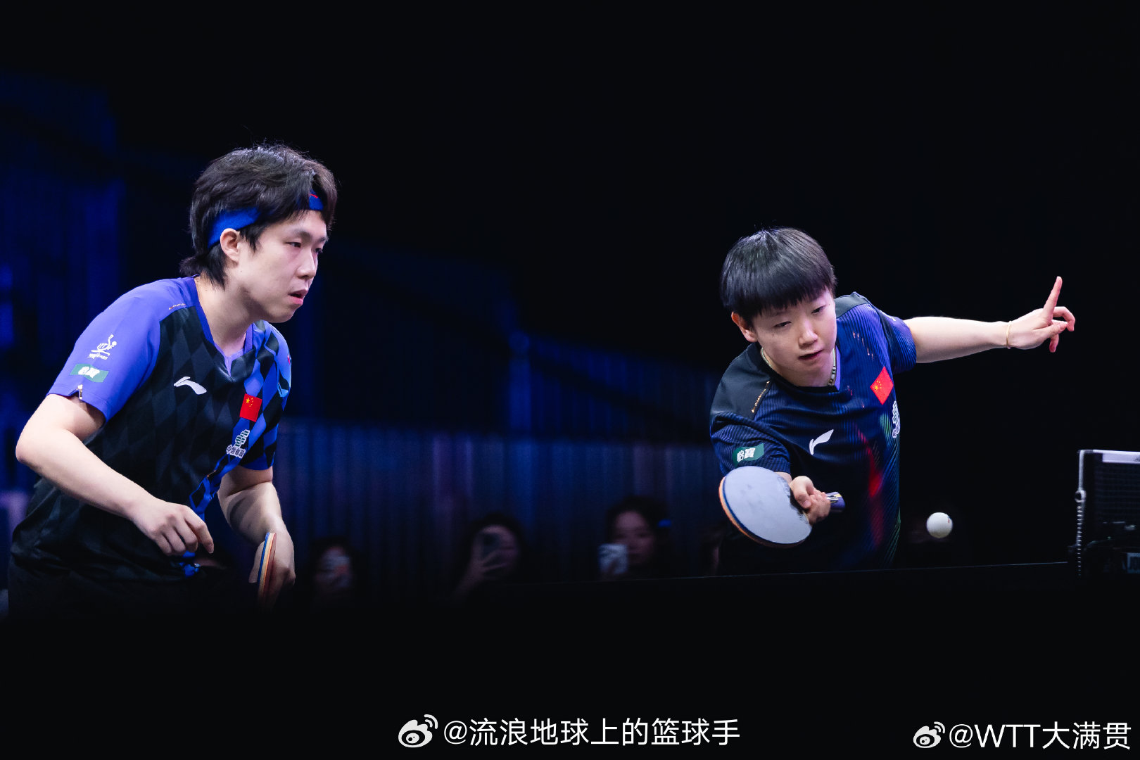 WTT美国大满贯2026 混双1/8决赛王楚钦/孙颖莎(CHN)3-0皮斯特耶/