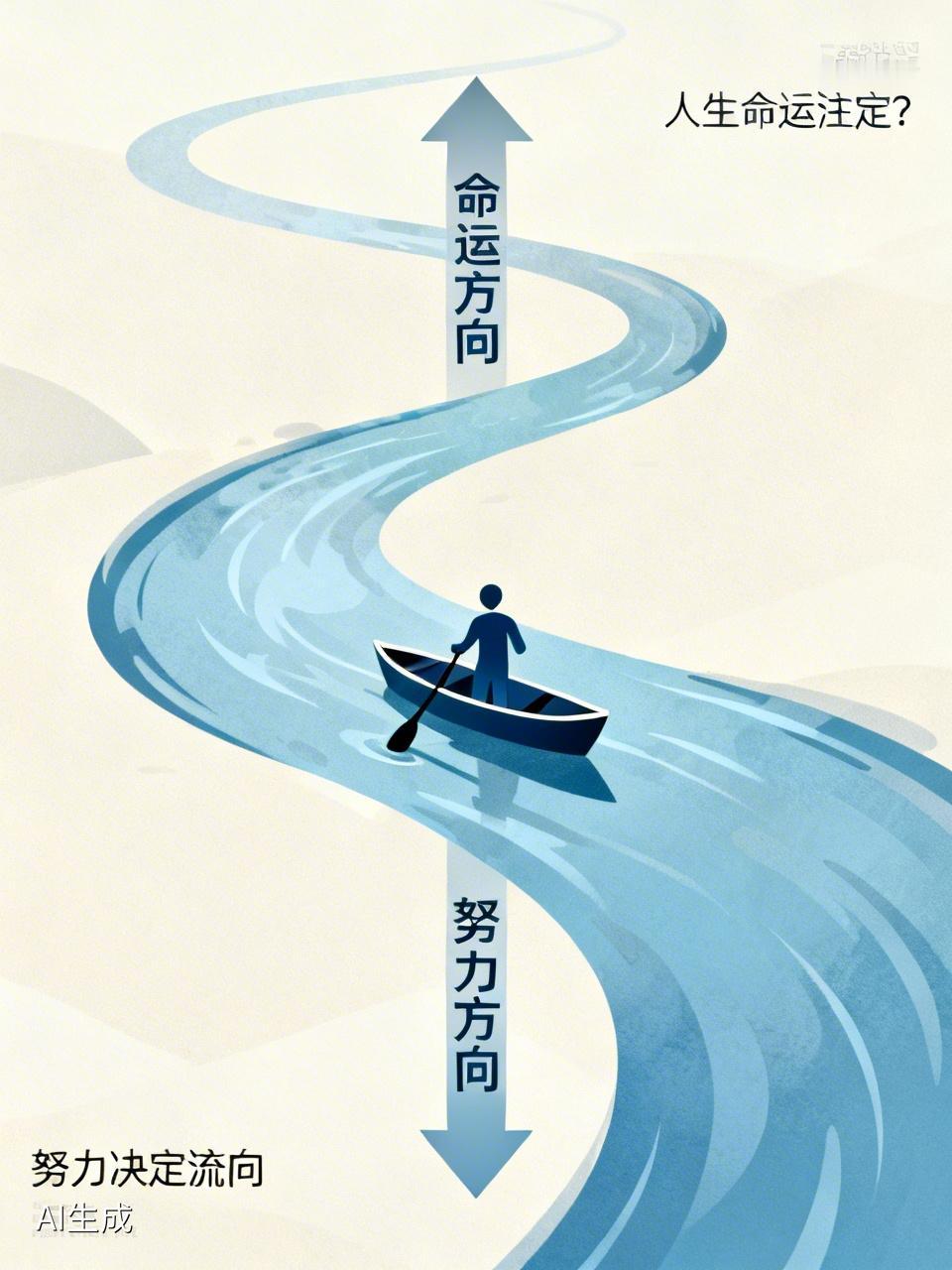 人生命运注定，我可不太认同。三十岁后，很多人会思考人生“剧本”，有人觉得人生像开