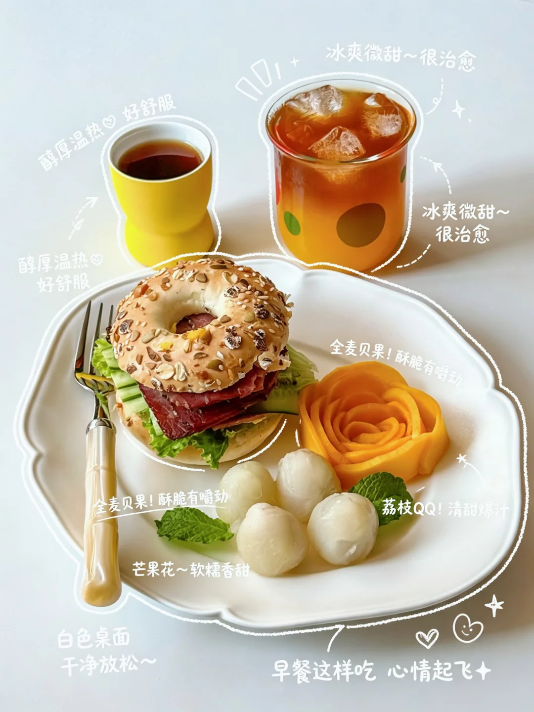 早餐🥯 | 黑椒牛肉贝果三明治