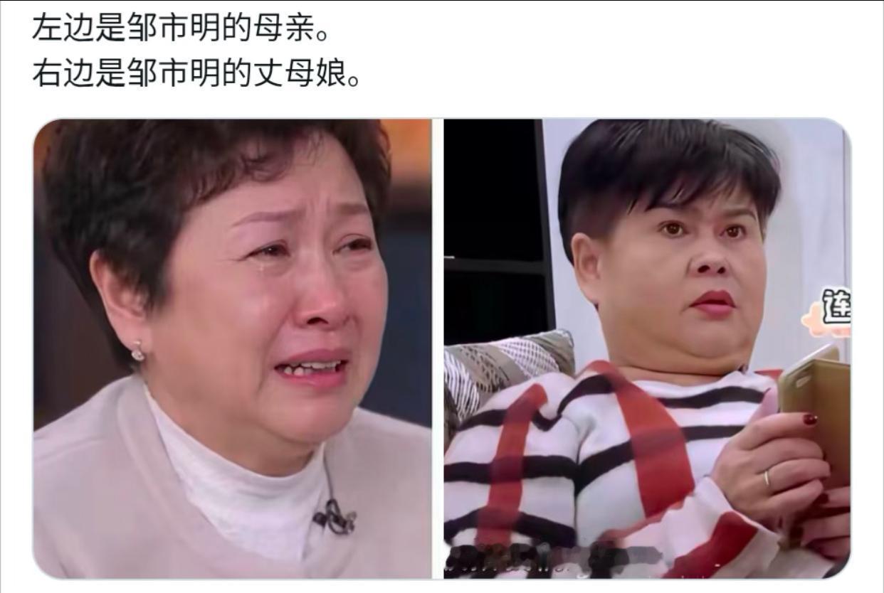 这个事情是真的吗？
有一次邹市明开车倒车有点不稳，
丈母娘在副驾上直接就开口骂女