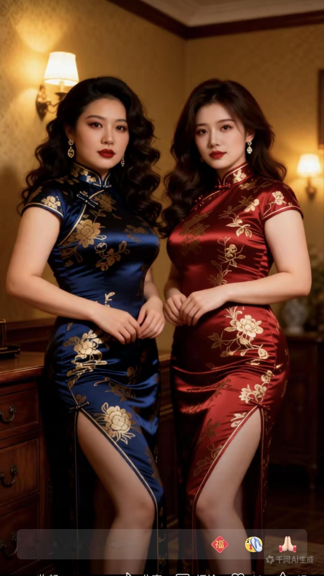 塞鸿秋·旗袍惊艳
旗袍尽显东方调，
着身提升佳人貌。
央视频里曾黎耀，
改良华服