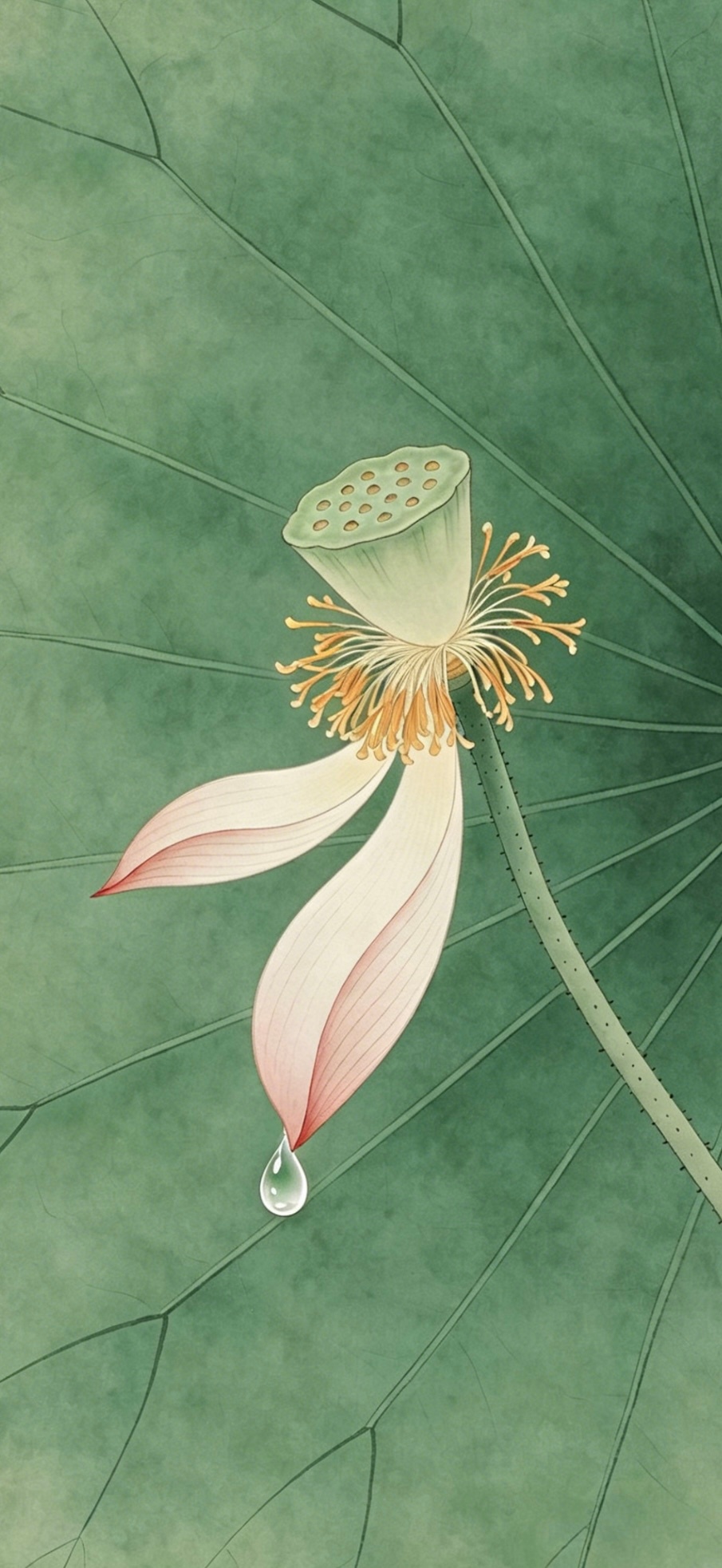 停步问花花不语为谁零落为谁开 