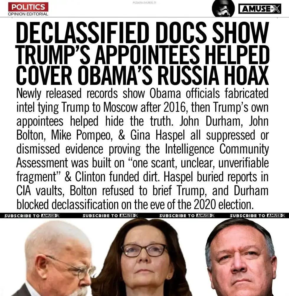 关于特朗普竞选团队‘通俄门’调查，特别检察官约翰·达勒姆的最终报告得出结论，联邦