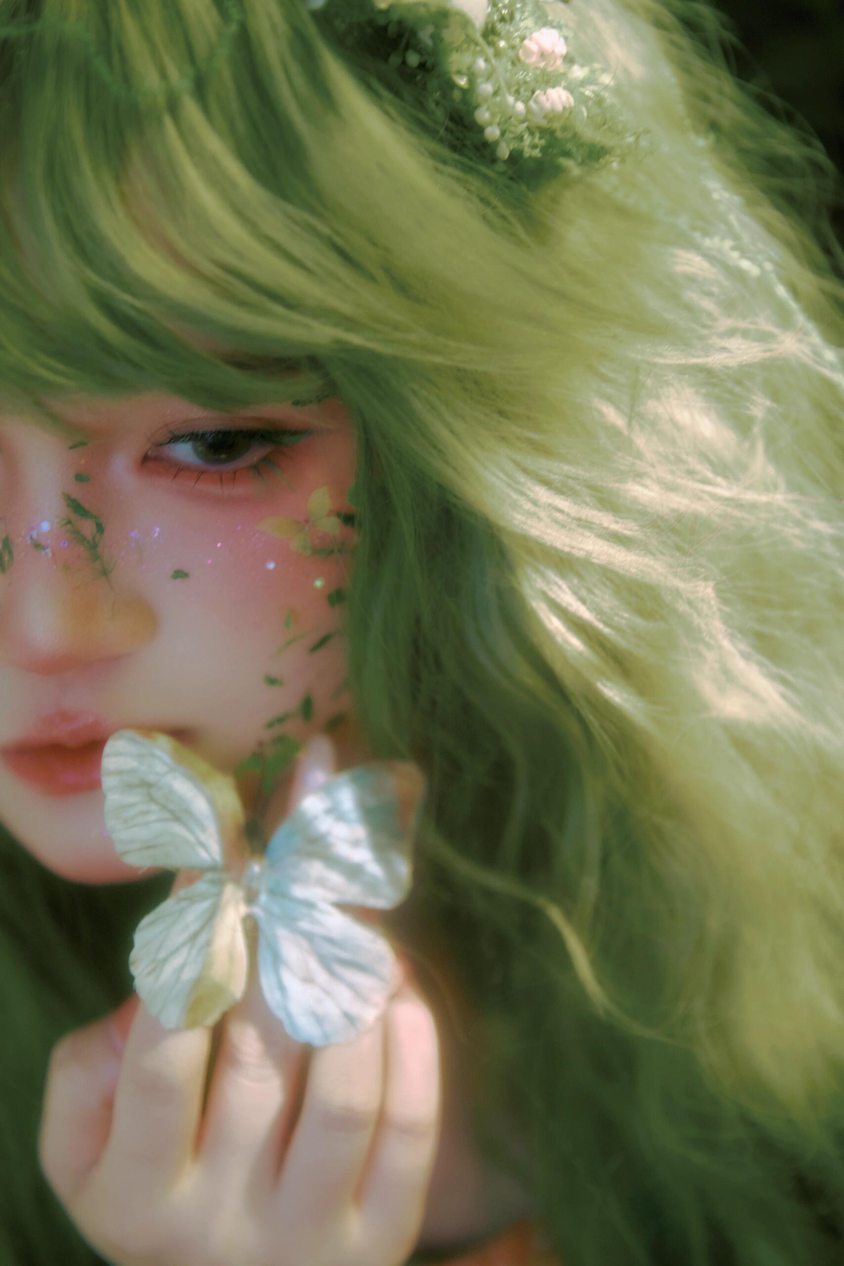 绿色系女生壁纸🍃酿绿藏光💚 