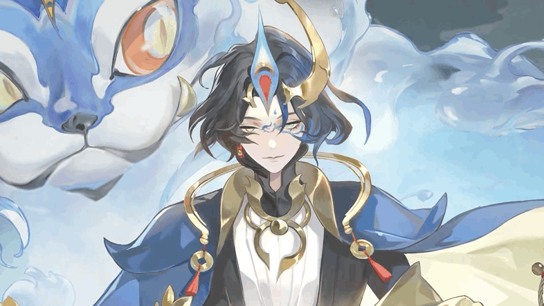 #阴阳师手游[超话]# SSR猫川（CV：广濑裕也 / 姜子翰）式神立绘/建模鉴