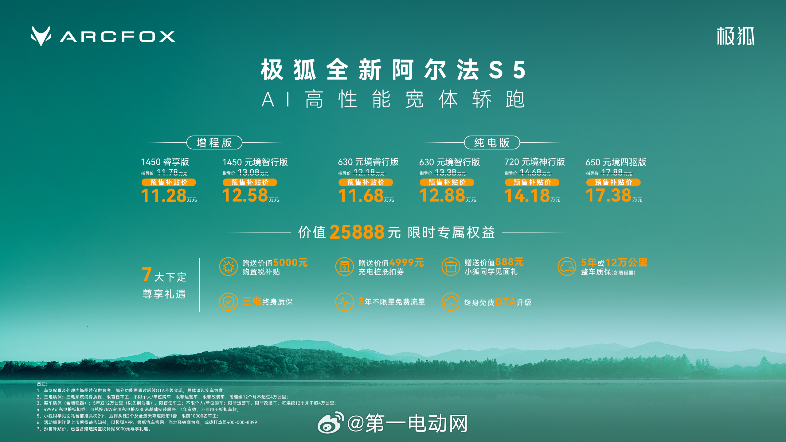 年轻人第一台轿跑可以更新了！极狐全新阿尔法s5 预售补贴后11.28万起AI高性