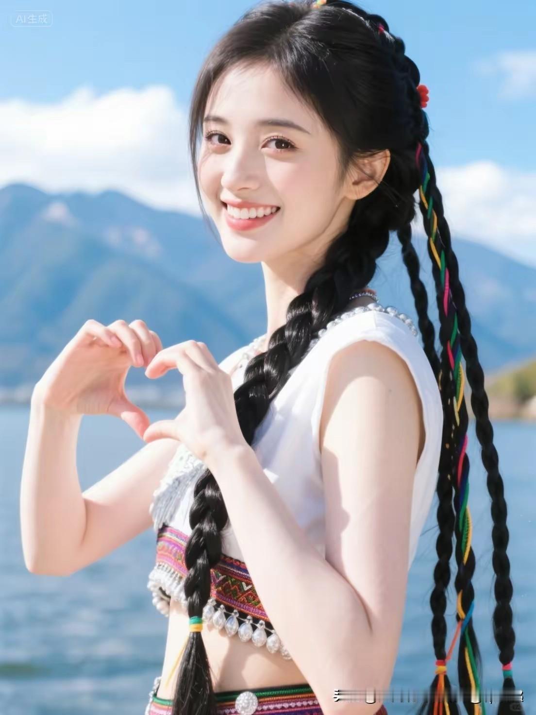 《 尺素无从》
灯花摇落夜初凉，
月色朦胧映满窗。
欲寄相思愁不尽，
红豆一颗在