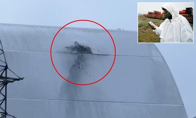 新闻快讯——切尔诺贝利造价20亿美元的防护屏蔽层出现裂缝，引发致命辐射泄漏恐慌—