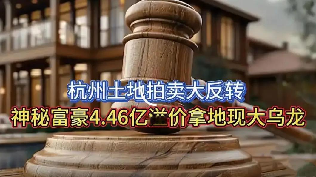 近日，杭州土拍市场出现大乌龙事件。一位神秘“自然人”在11月20日以4.46亿元