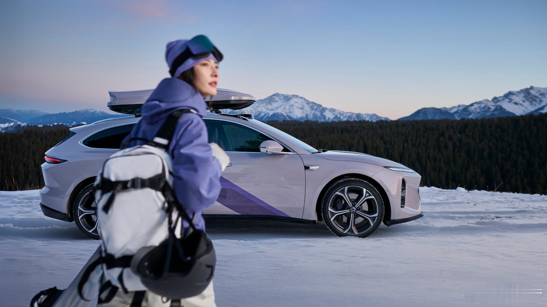 这么几年了，蔚来ET5T依然是我认为最好看的纯电旅行车，这个紫色也是绝绝紫大v聊