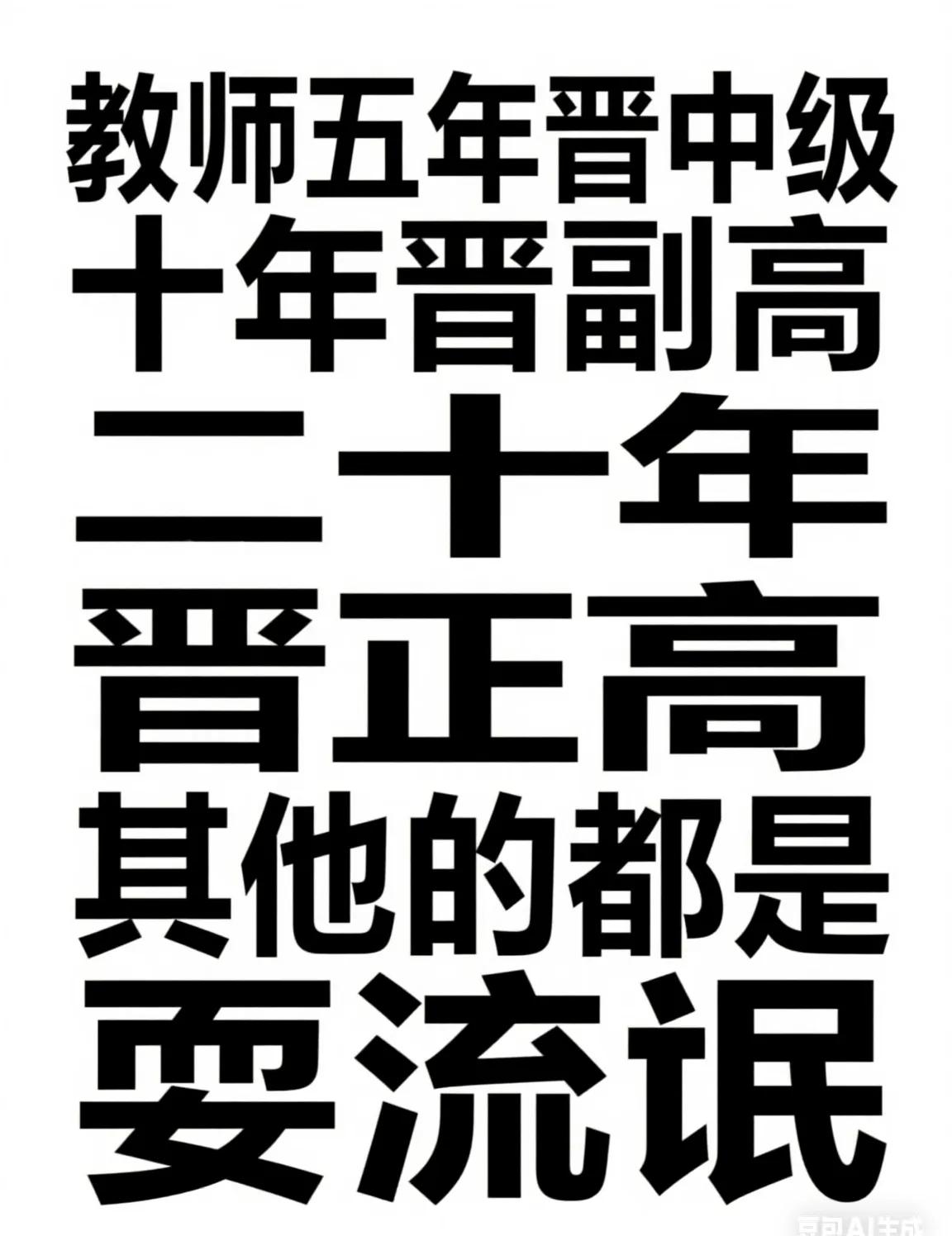 熬到头发白也评不上副高？

新法来了，初级中级直接按教龄升！

过去800人抢1