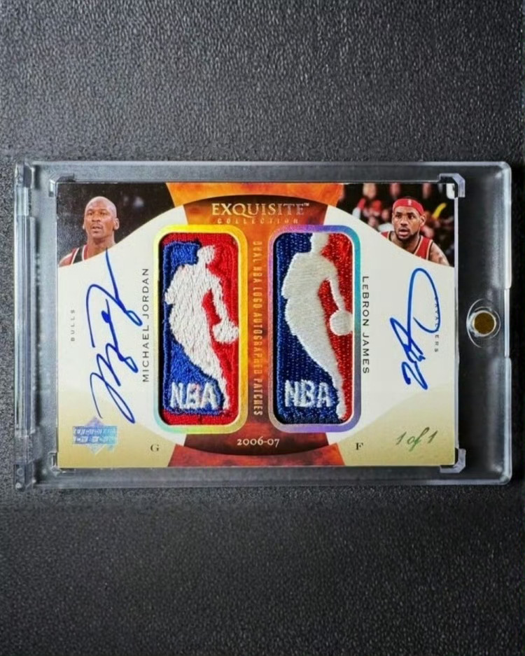 骑士詹姆斯nba 一张罕见的乔丹和詹姆斯球星卡以1000万美元成交！多年来，这张