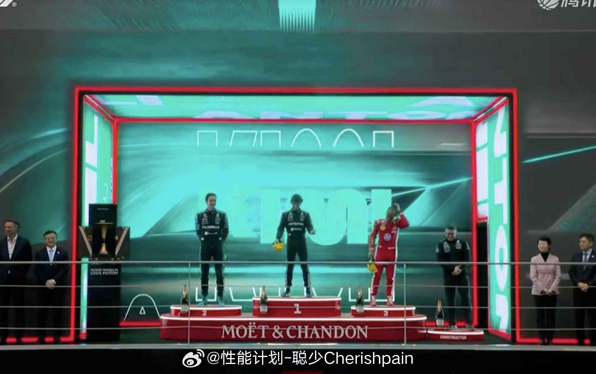 F12026年F1上海站很有历史意义的结果：1.领奖台3位车手分别是梅赛德斯三代