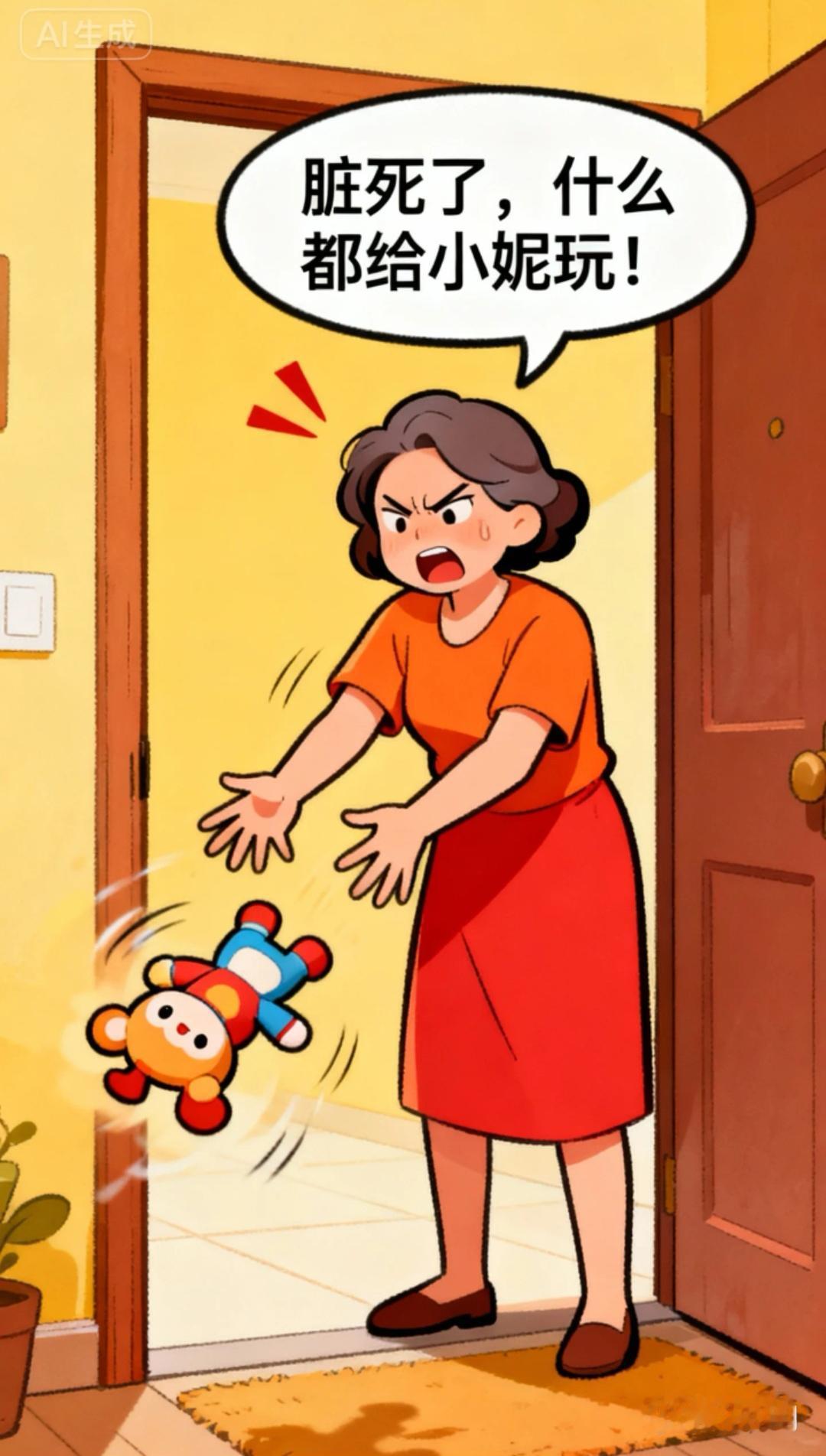 都是婆媳一起生活，差别太大了
楼下和对门都是婆婆和儿子媳妇一起生活，但是情况大不