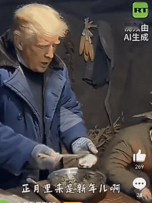 AI生成视频确实厉害，不服不行。下面是AI生成的视频。看来人工智能还是要进行大力