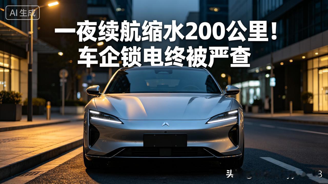 一觉醒来，新能源车直接掉链子！续航砍半、充电变慢、动力变弱，你的车说不定正被车企