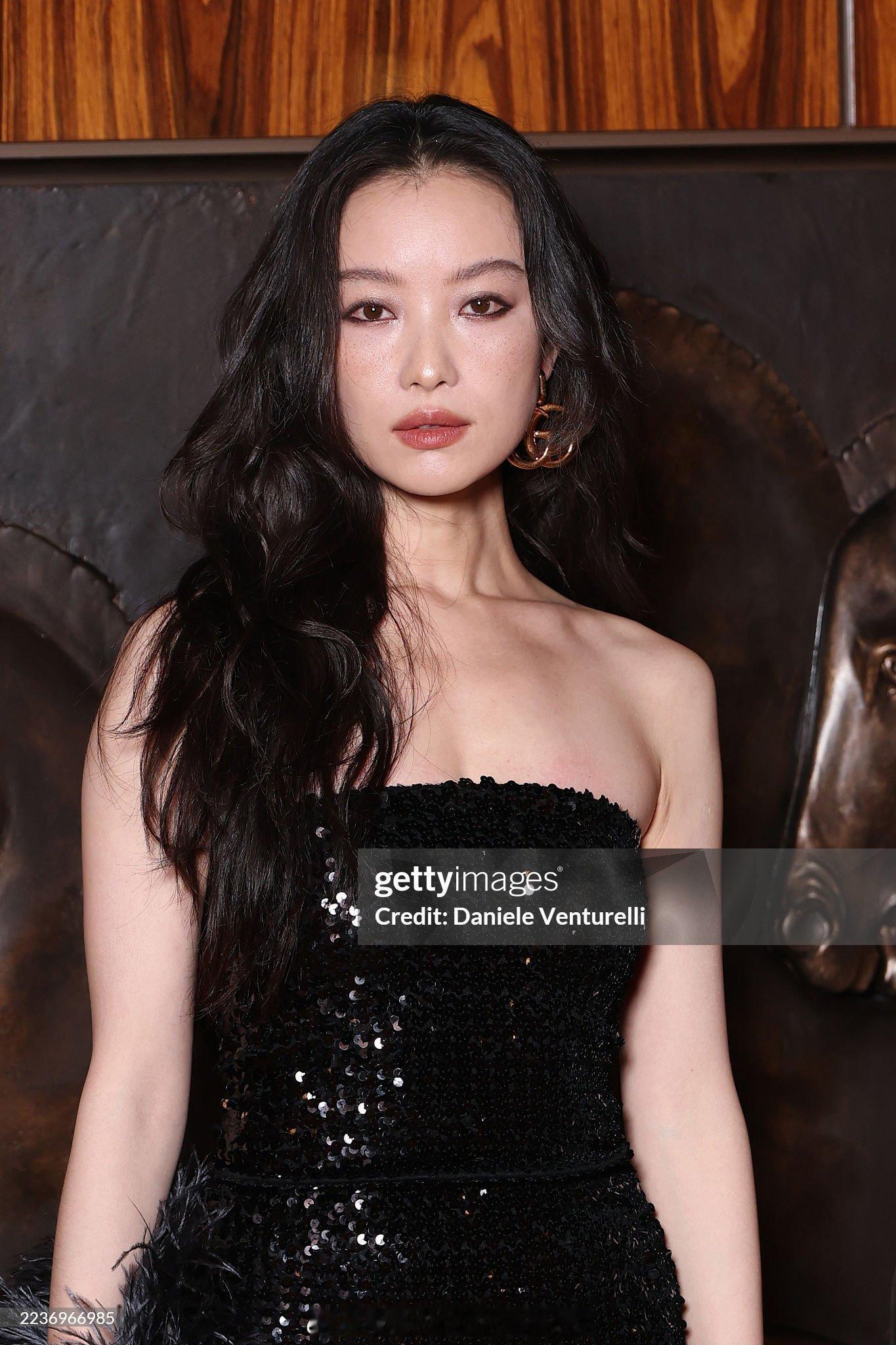 倪妮、宋威龙米兰时装周gucci大秀G社生图！！状态都不错[打call][打ca