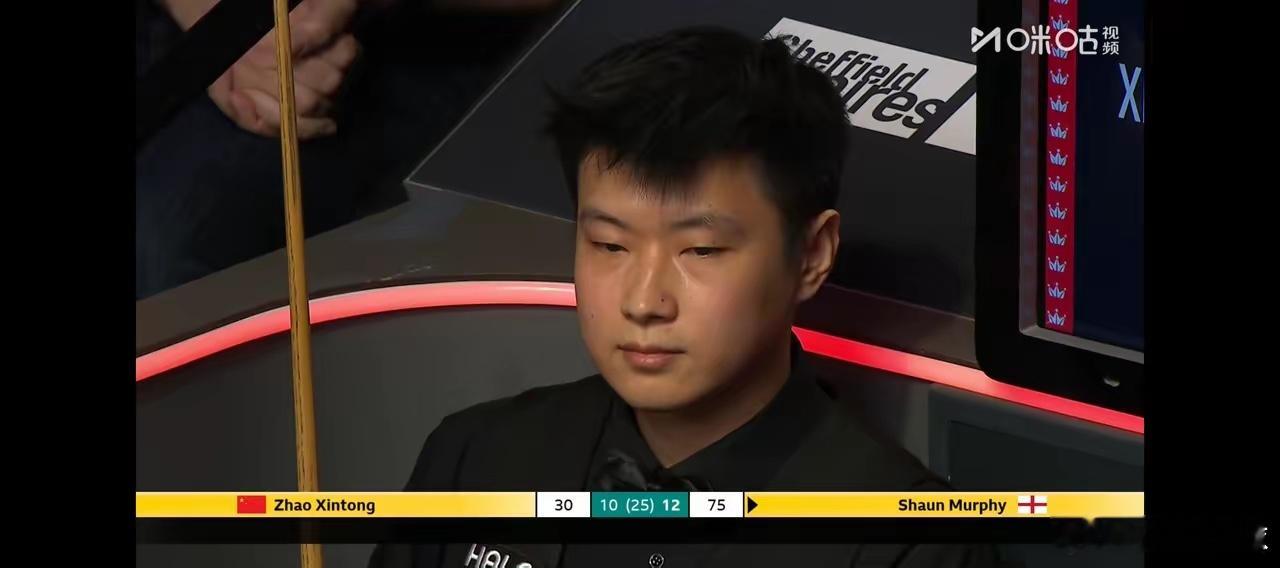 赵心童10:13不敌肖恩墨菲！止步八强，太可惜了～最后一局，命运给了赵心童机会，