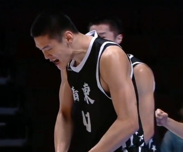 全运U18男篮半决赛-王洪泽25分13板 广东U18全运男篮力克上海队